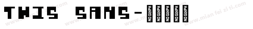 this sans字体转换